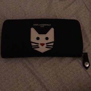 Almost new Karl lagerfeld cat inspired wallet